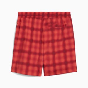 Road To Unity Men's Relaxed Fit 6" Woven Shorts, Red Fire-AOP, extralarge-IND